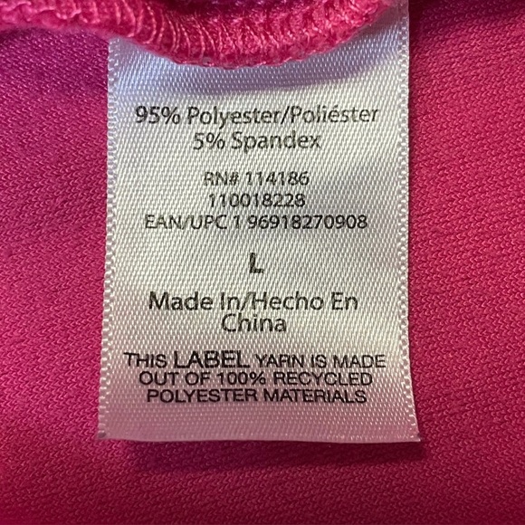 Juicy Couture Pink Velour Track Pants Logo Heart Women's Size Large Bling Y2K - Picture 10 of 10